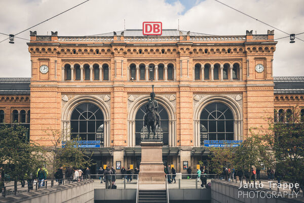 Der Hauptbahnhof von Hannover.